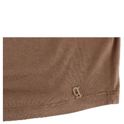 Brown shortsleeved top