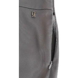 Gray slim fit pants