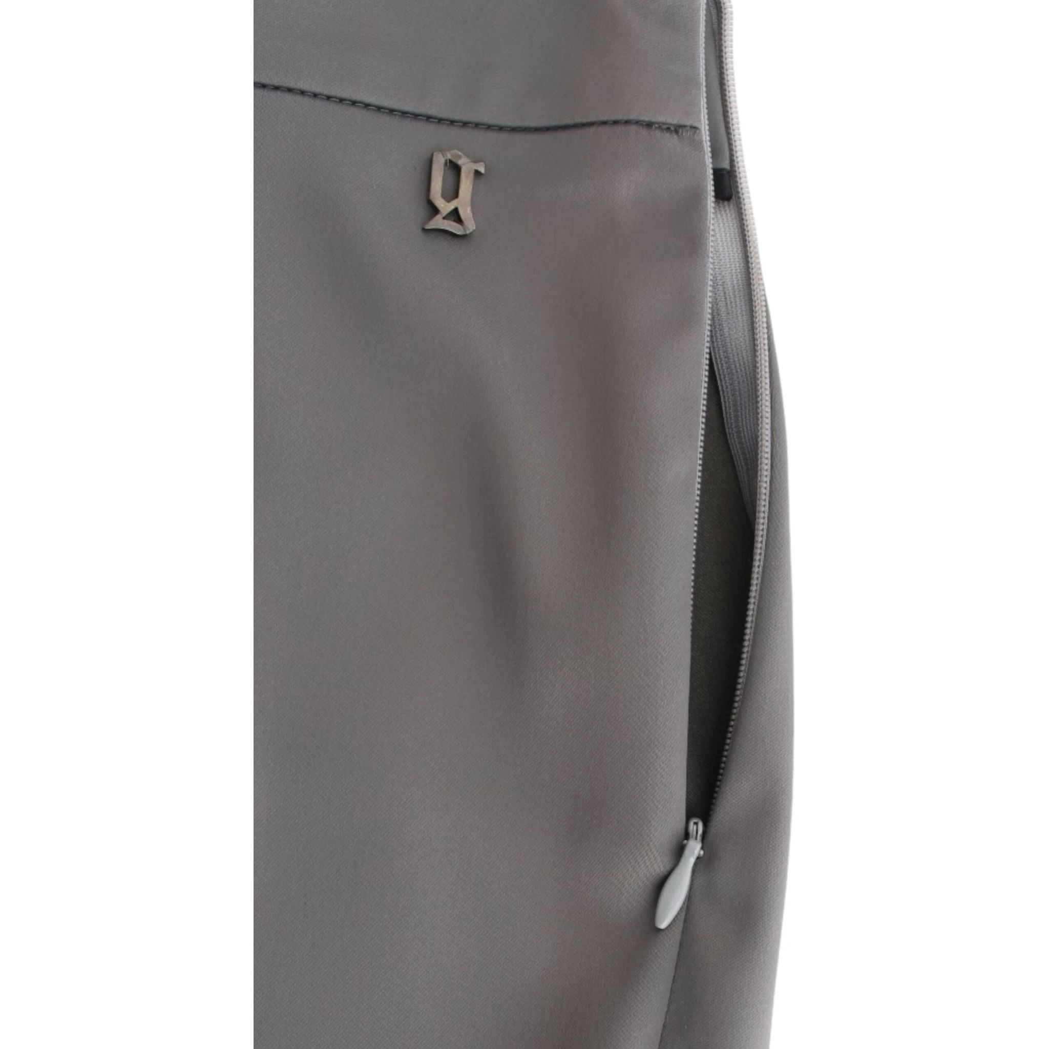 Gray slim fit pants