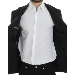 Green cashmere two button blazer