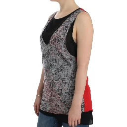 Black sleeveless top