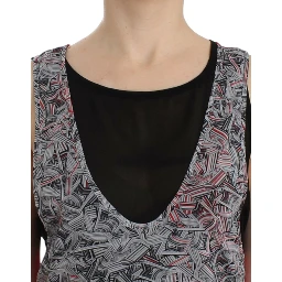 Black sleeveless top