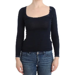 Lingerie Blue Top Blouse Jumper Lace Rayon