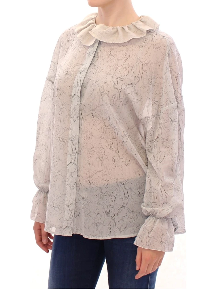 Blue Cotton Blouse Tunic alternative
