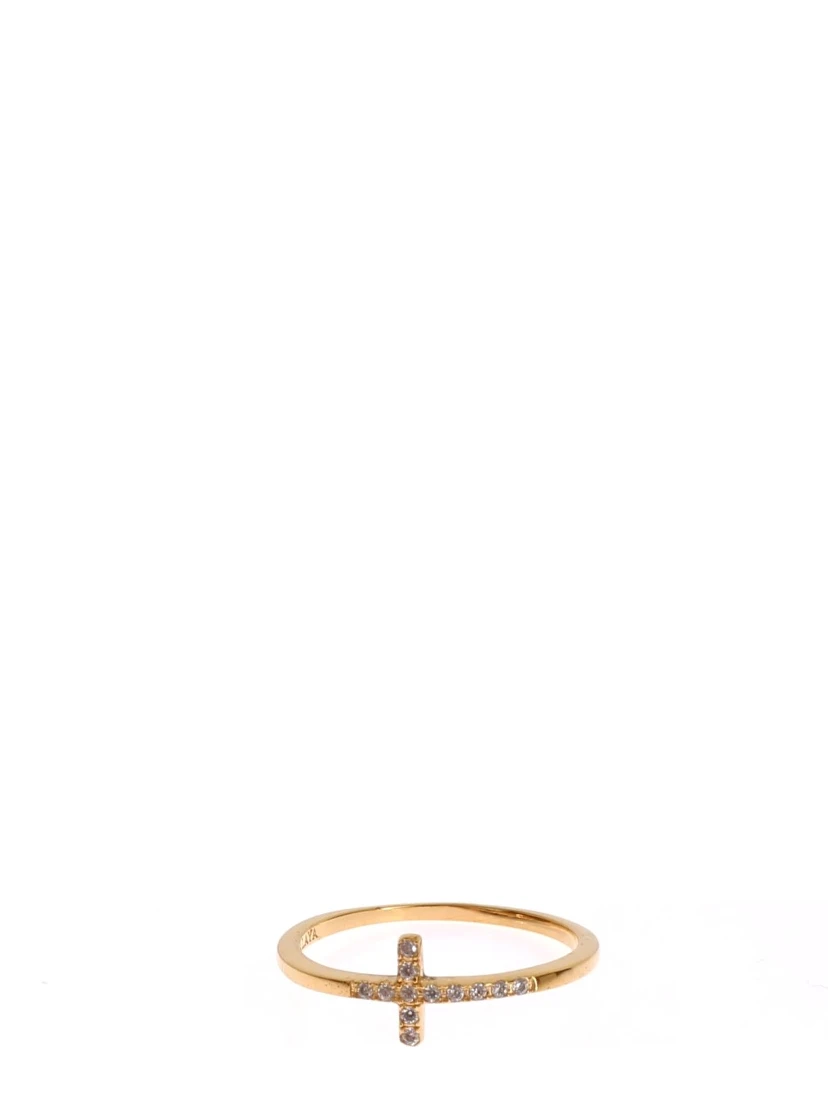 Gold 925 Silver Ring