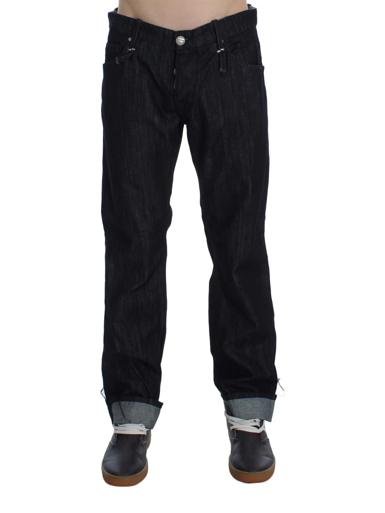 Blue Cotton Regular Straight Fit Jeans alternative