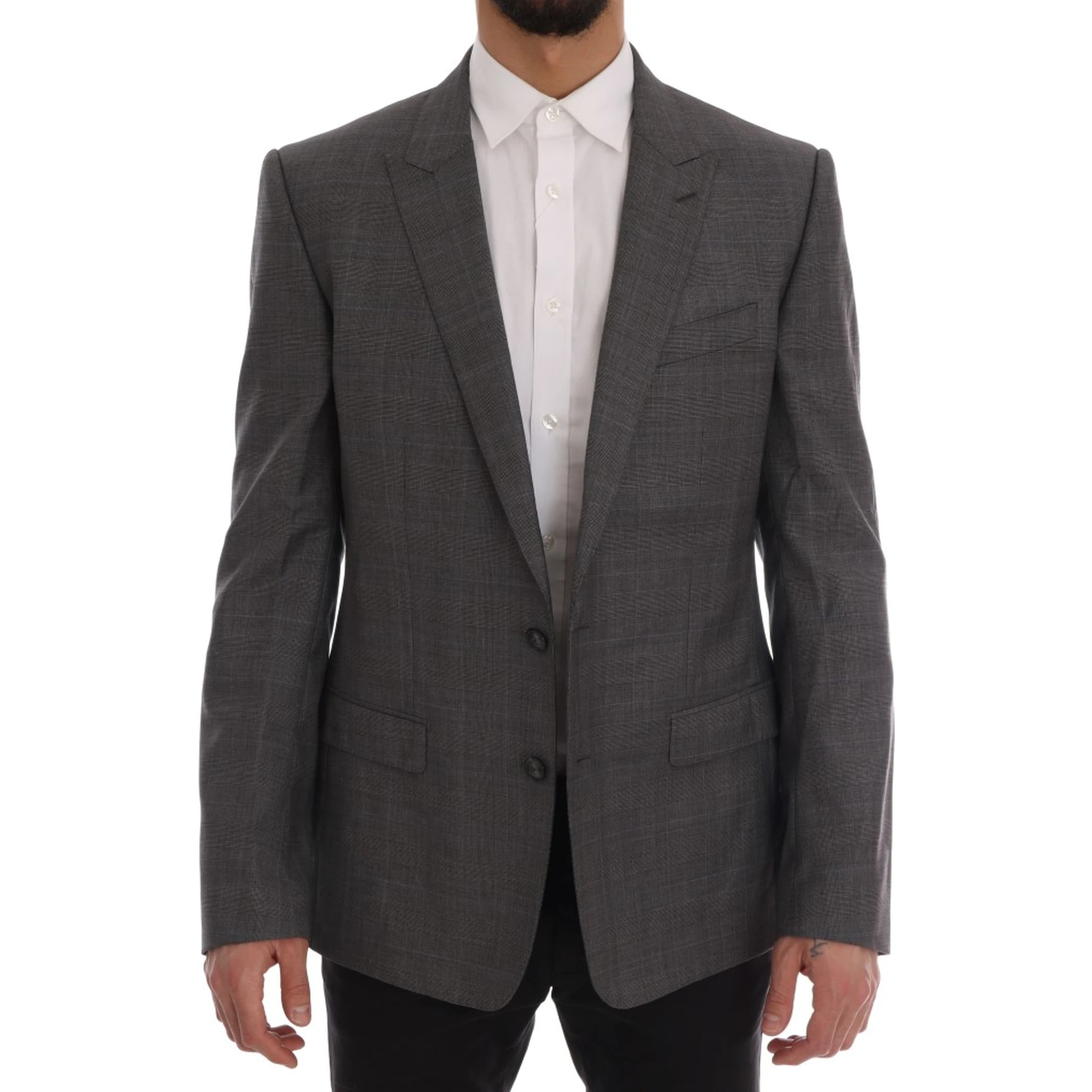 Gray Wool MARTINI Slim Blazer