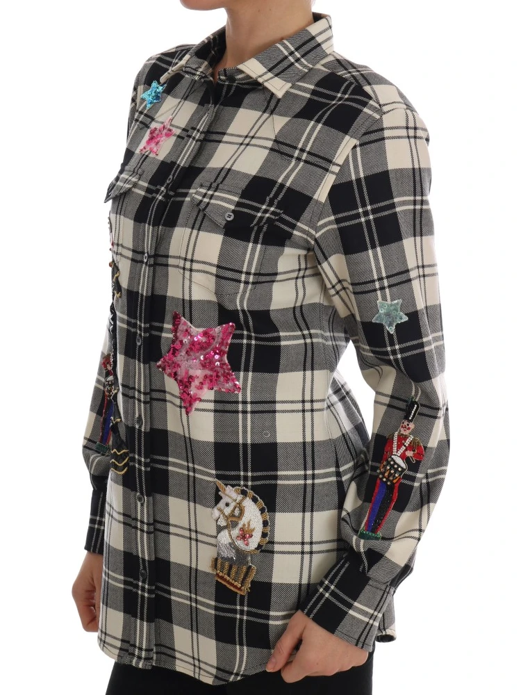 Black White Fairy Tale Crystal Shirt alternative