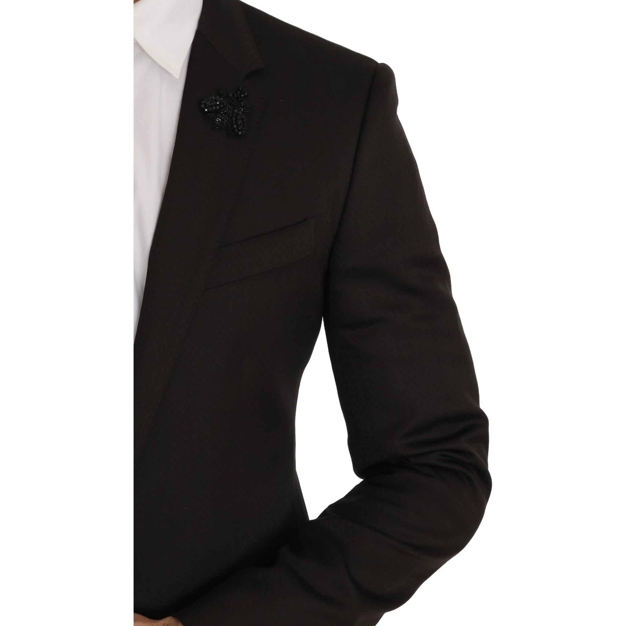 Brown Wool Crystal Bee Slim Fit MARTINI