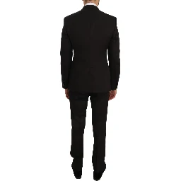 Brown Wool Crystal Bee Slim Fit MARTINI
