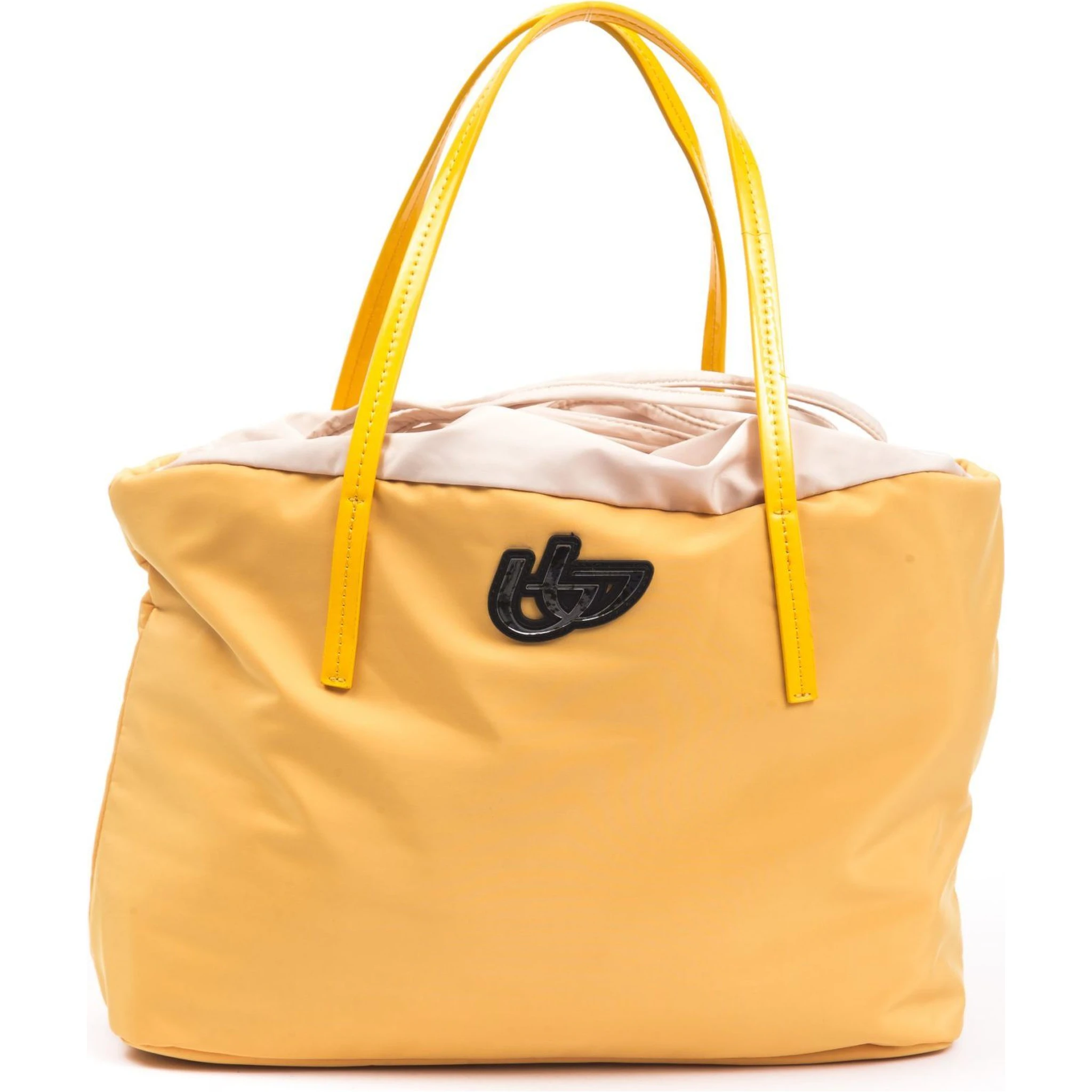 Yellow Polyester Shoulder Bag