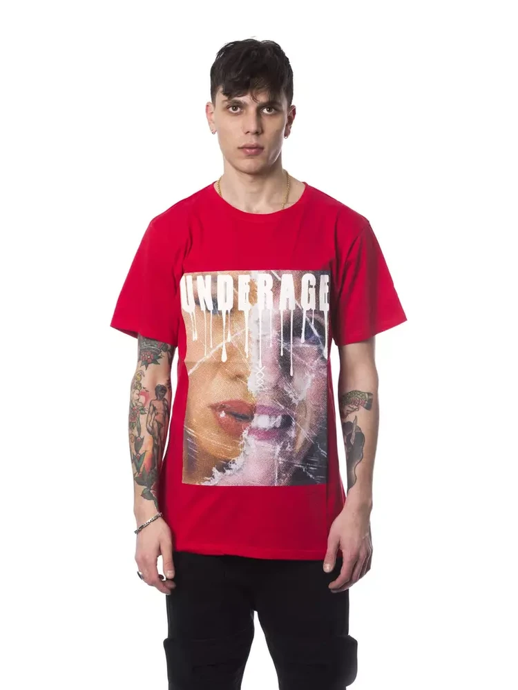Red Cotton T-Shirt