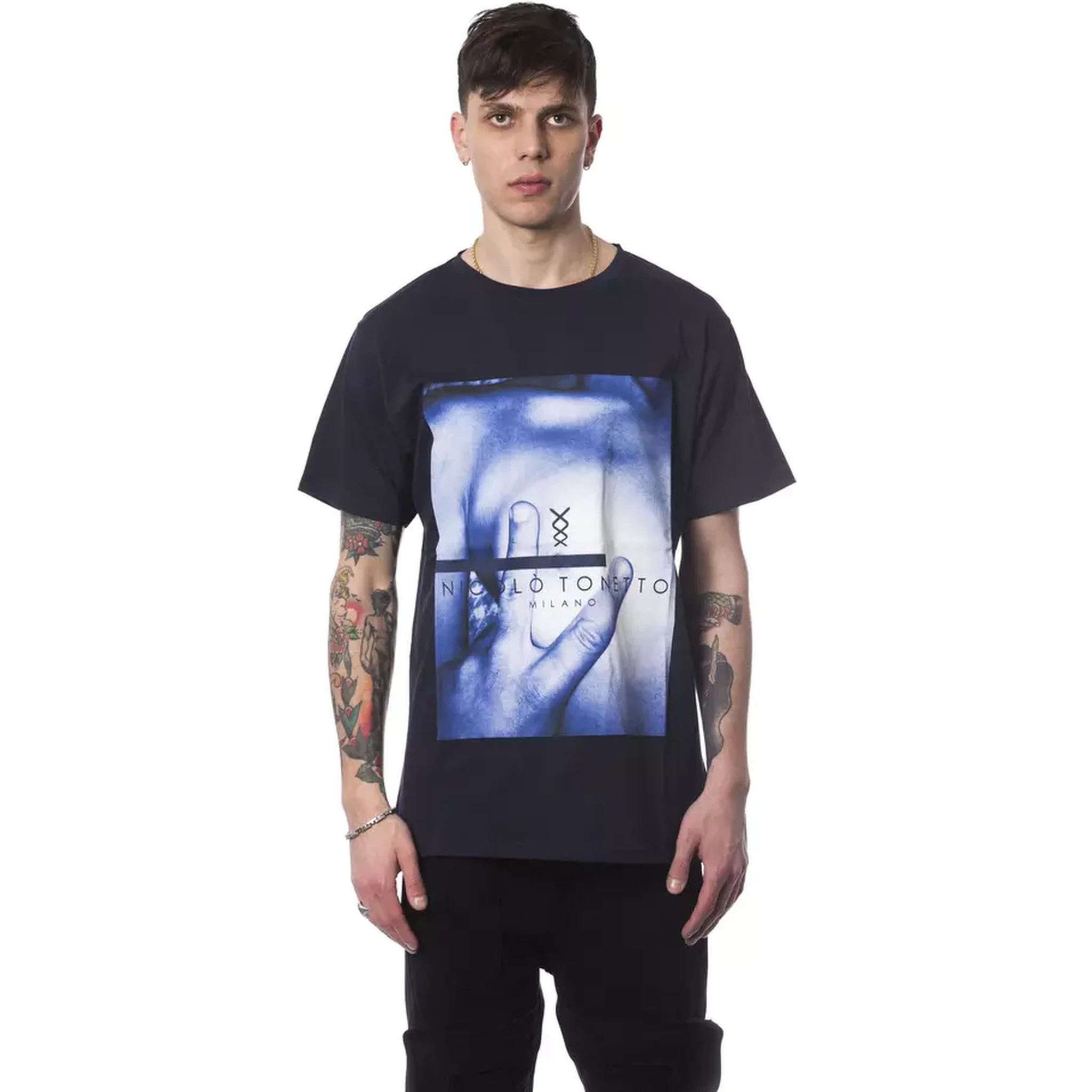 Blue Cotton T-Shirt