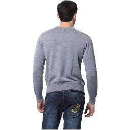 Gray Merino Wool Sweater