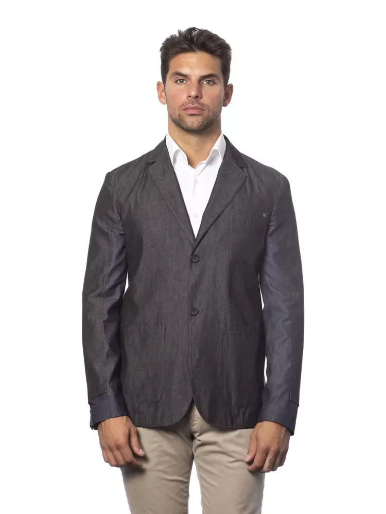 Gray Cotton Suits & Blazer