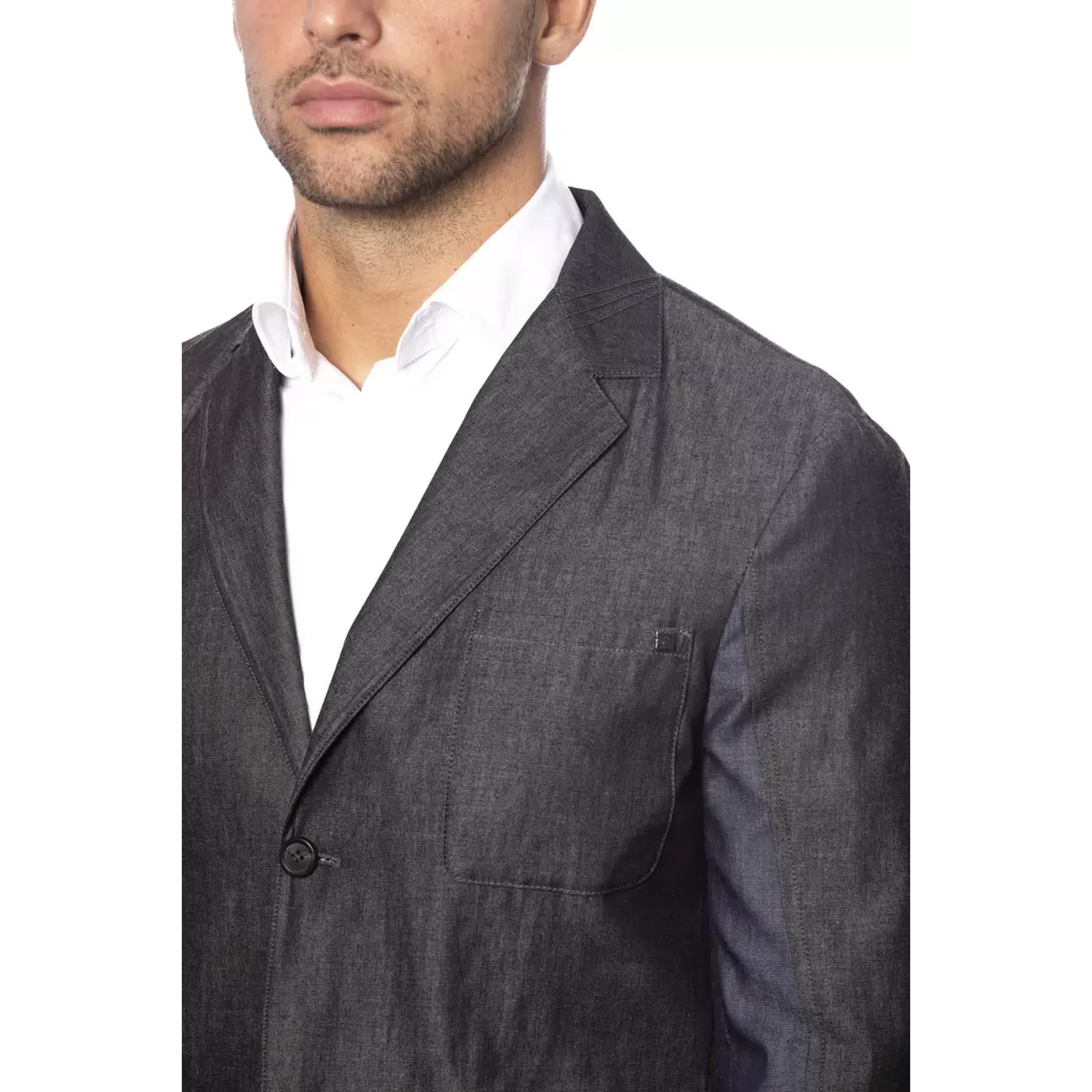 Gray Cotton Suits & Blazer