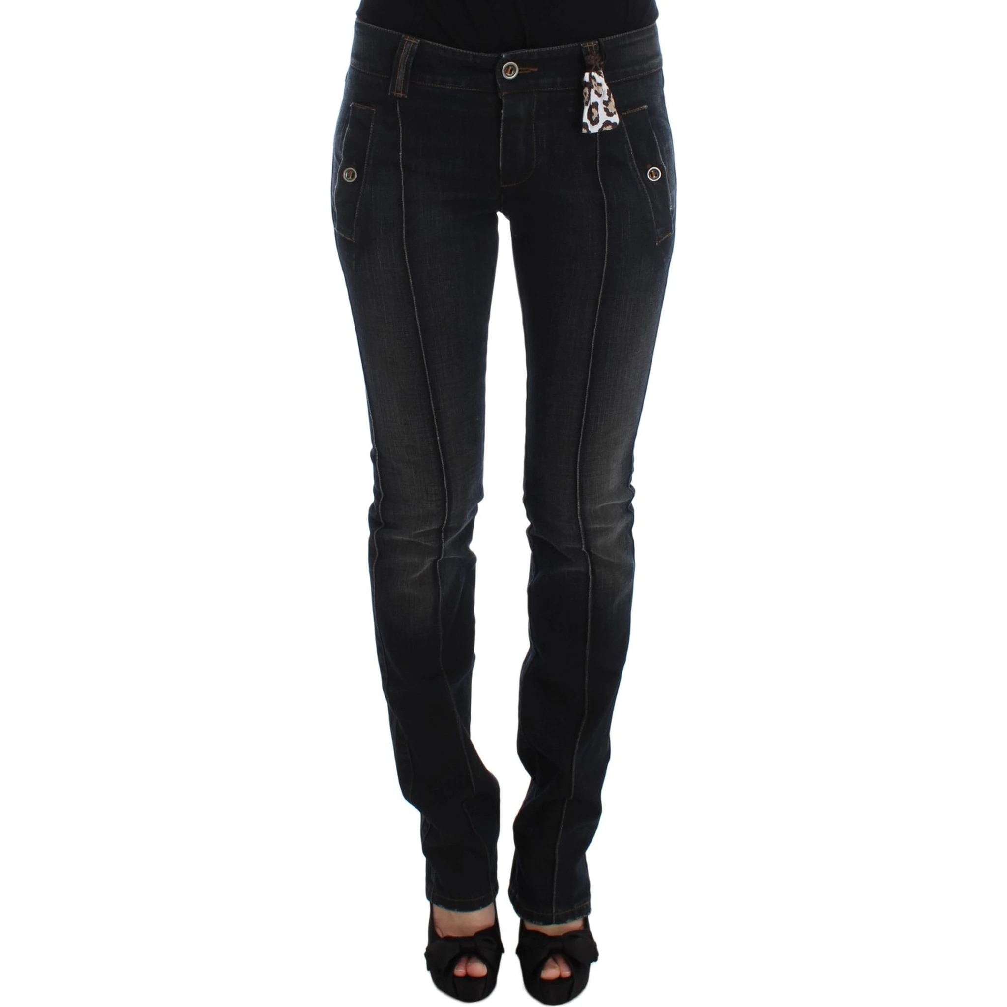 Blue Wash Cotton Slim Fit Jeans