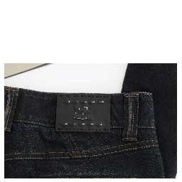 Blue Wash Cotton Slim Fit Jeans
