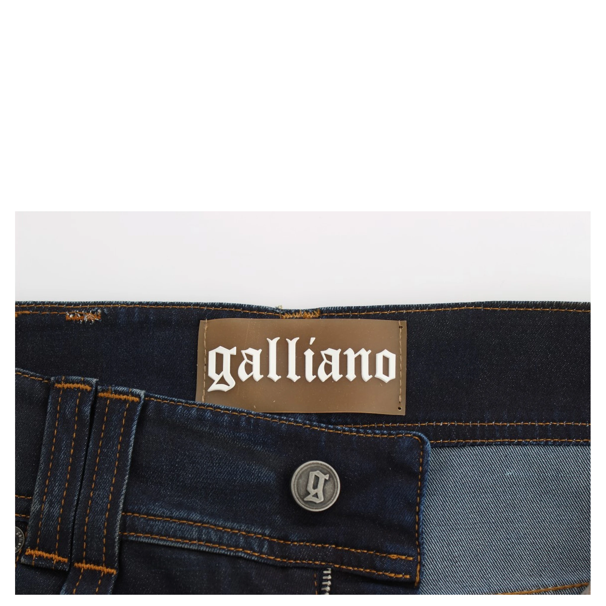 Blue Wash Cotton Blend Boyfriend Fit Jeans