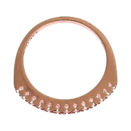 Red Gold 925 Silver Ring