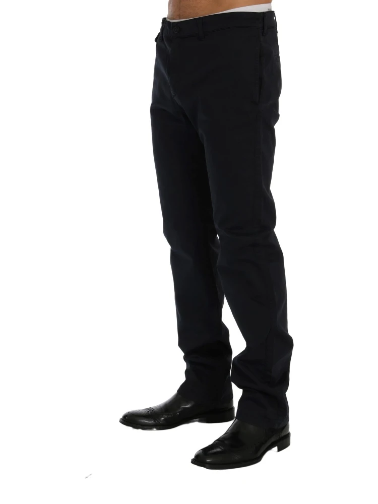 Blue Cotton Stretch Chinos Pants alternative
