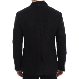 Bordeaux alpaga two button blazer