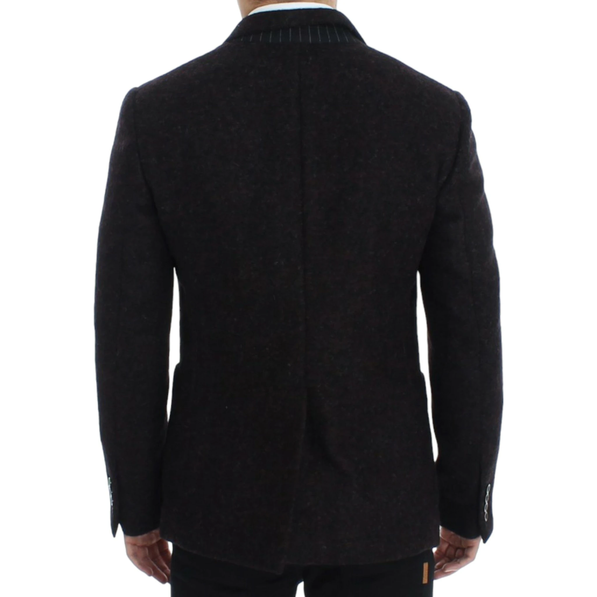 Bordeaux alpaga two button blazer