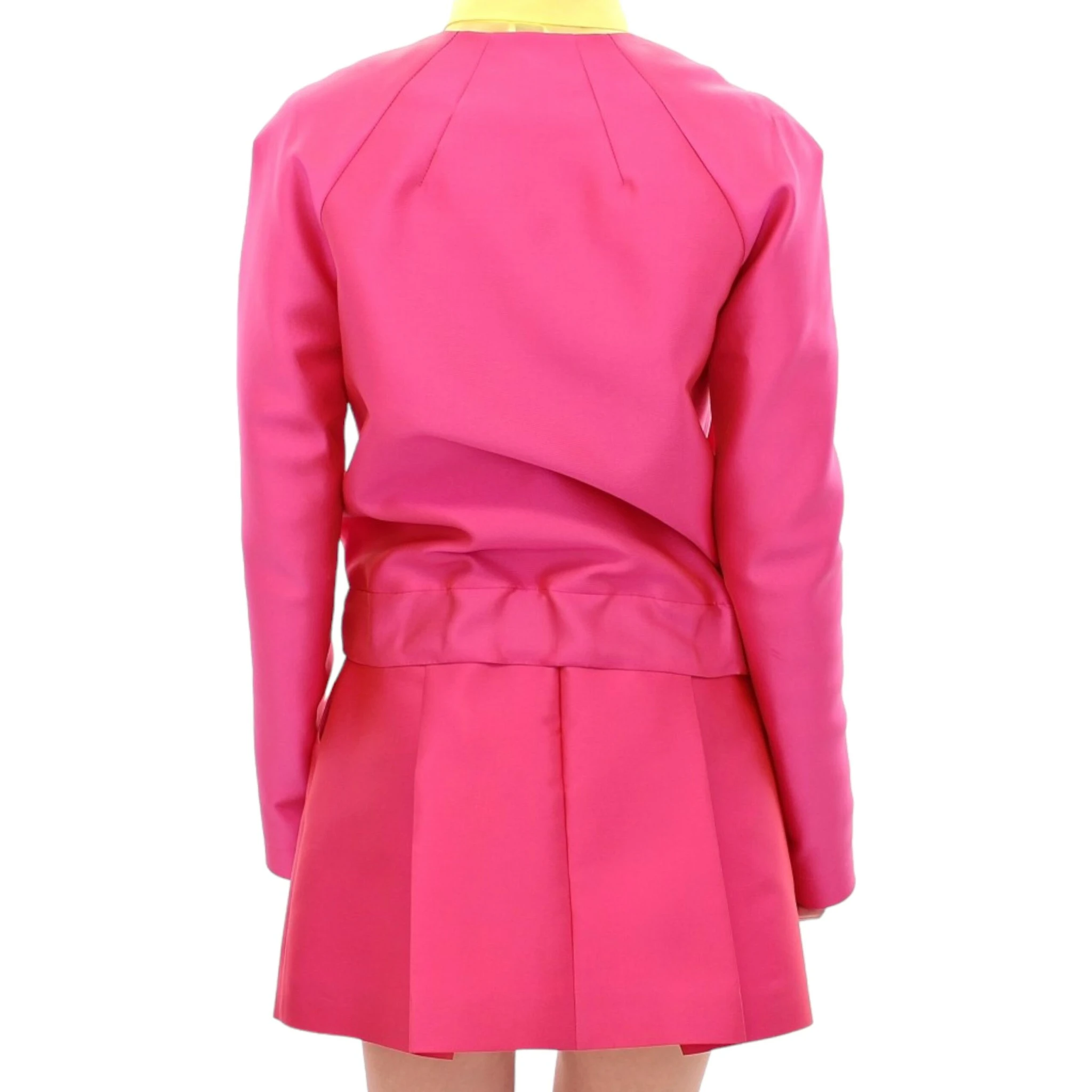 Pink silk blend jacket