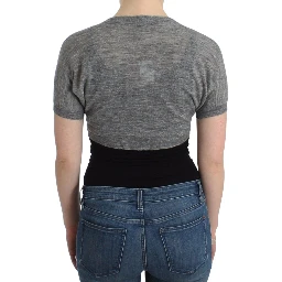 Lingerie Knit Gray Bolero Sweater Cardigan