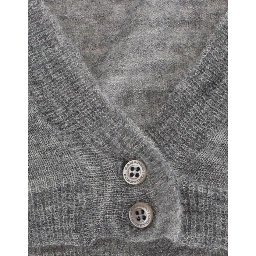 Lingerie Knit Gray Bolero Sweater Cardigan