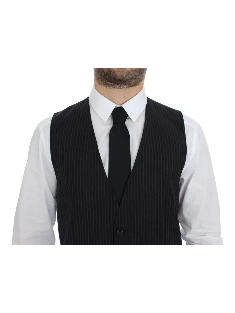 Gray Stretch Formal Dress Vest Gilet alternative