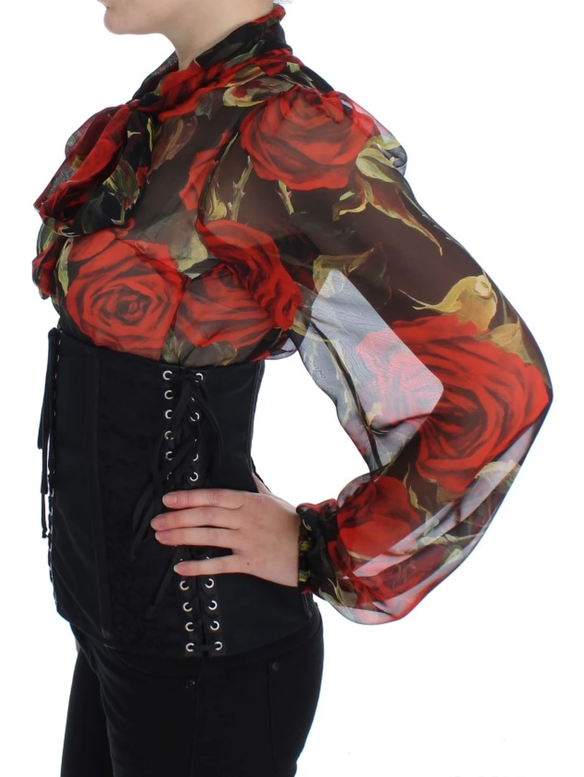 Black Stretch Corset Waist Strap Belt