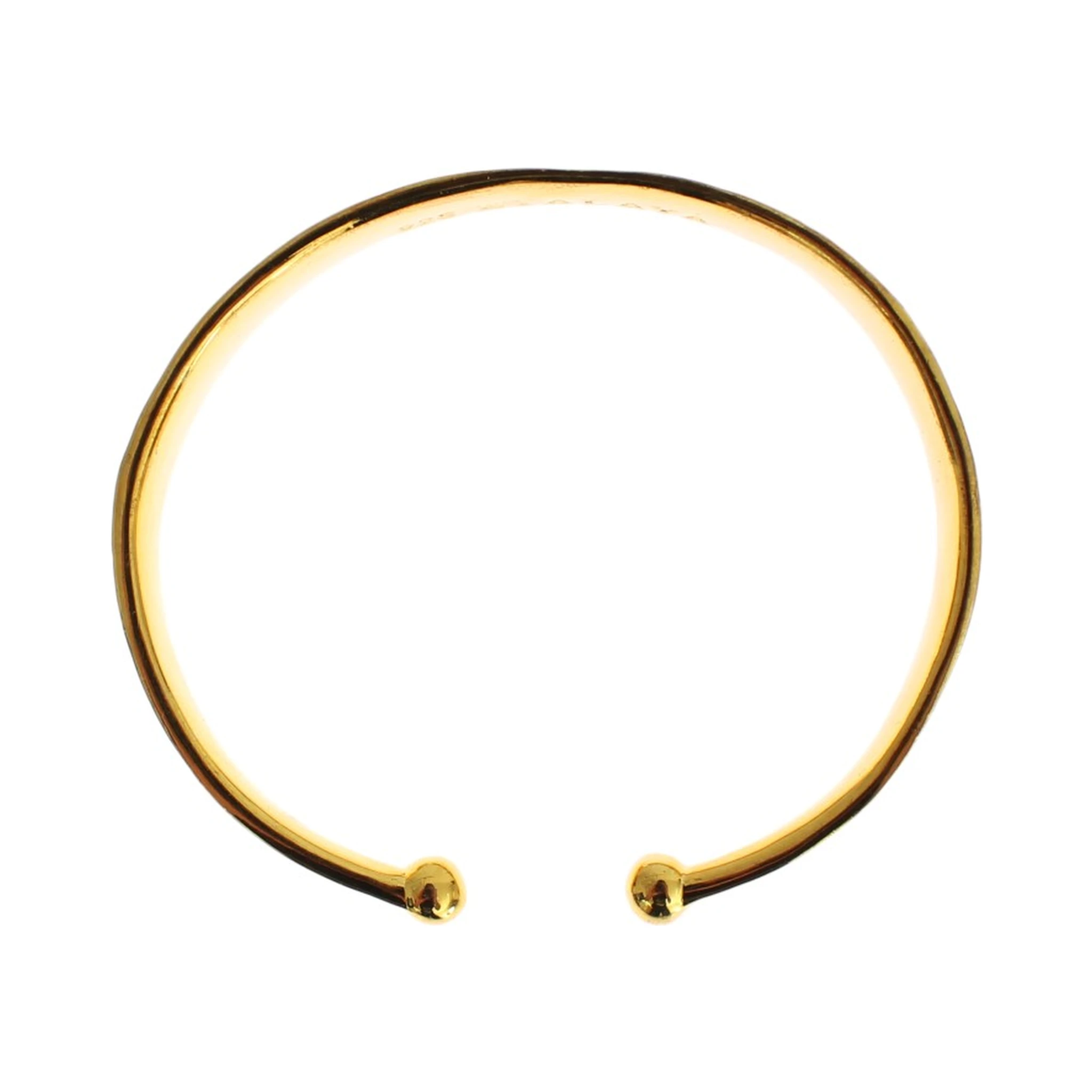 CZ Gold Sterling 925 Silver Bangle Bracelet