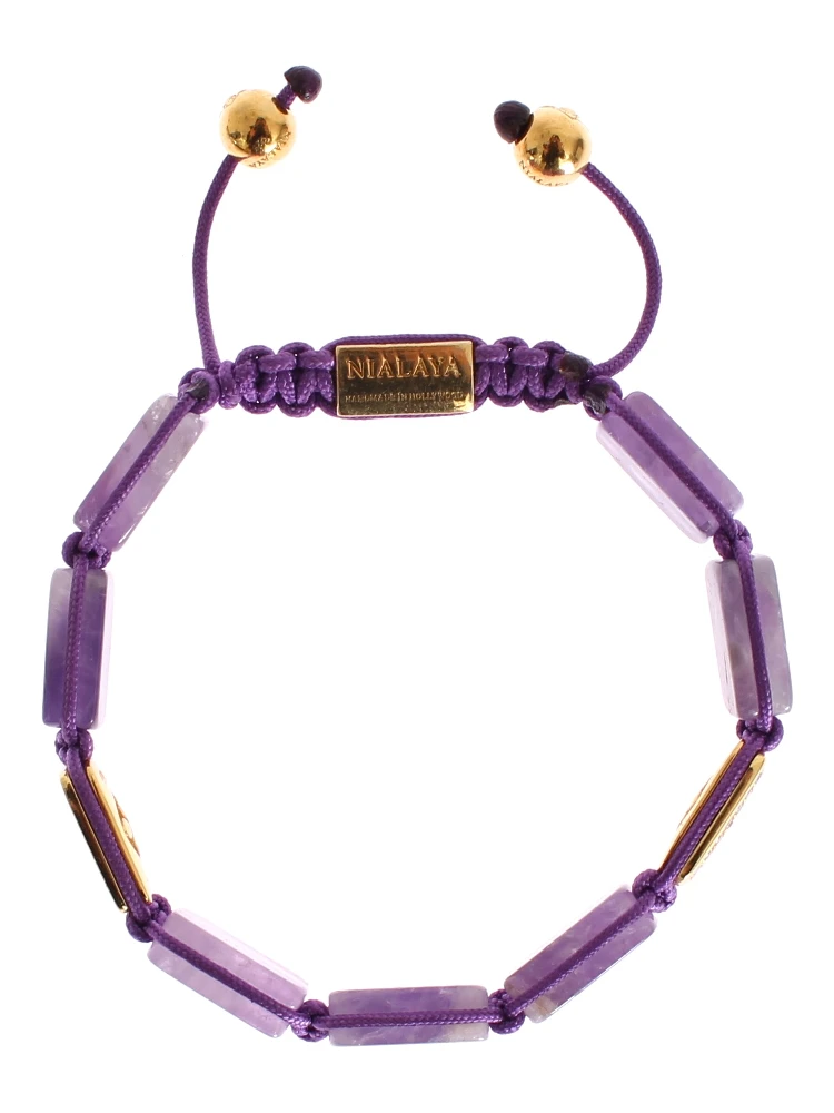 CZ Amethyst 18K Gold 925 Bracelet alternative