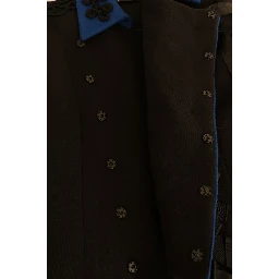 Black Wool Trench Jacket