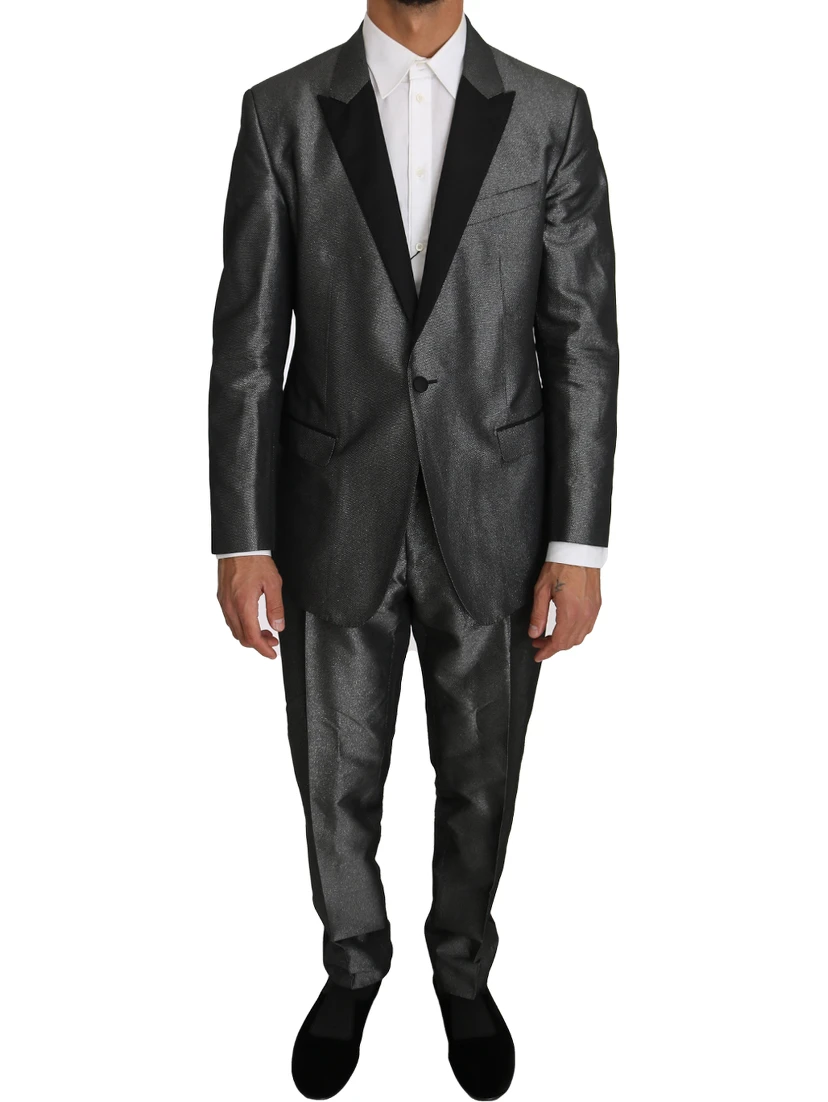 Gray Patterned MARTINI 2 Piece Suit