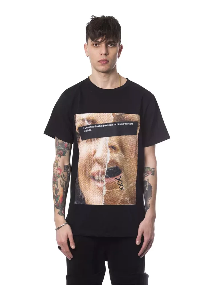 Black Cotton T-Shirt