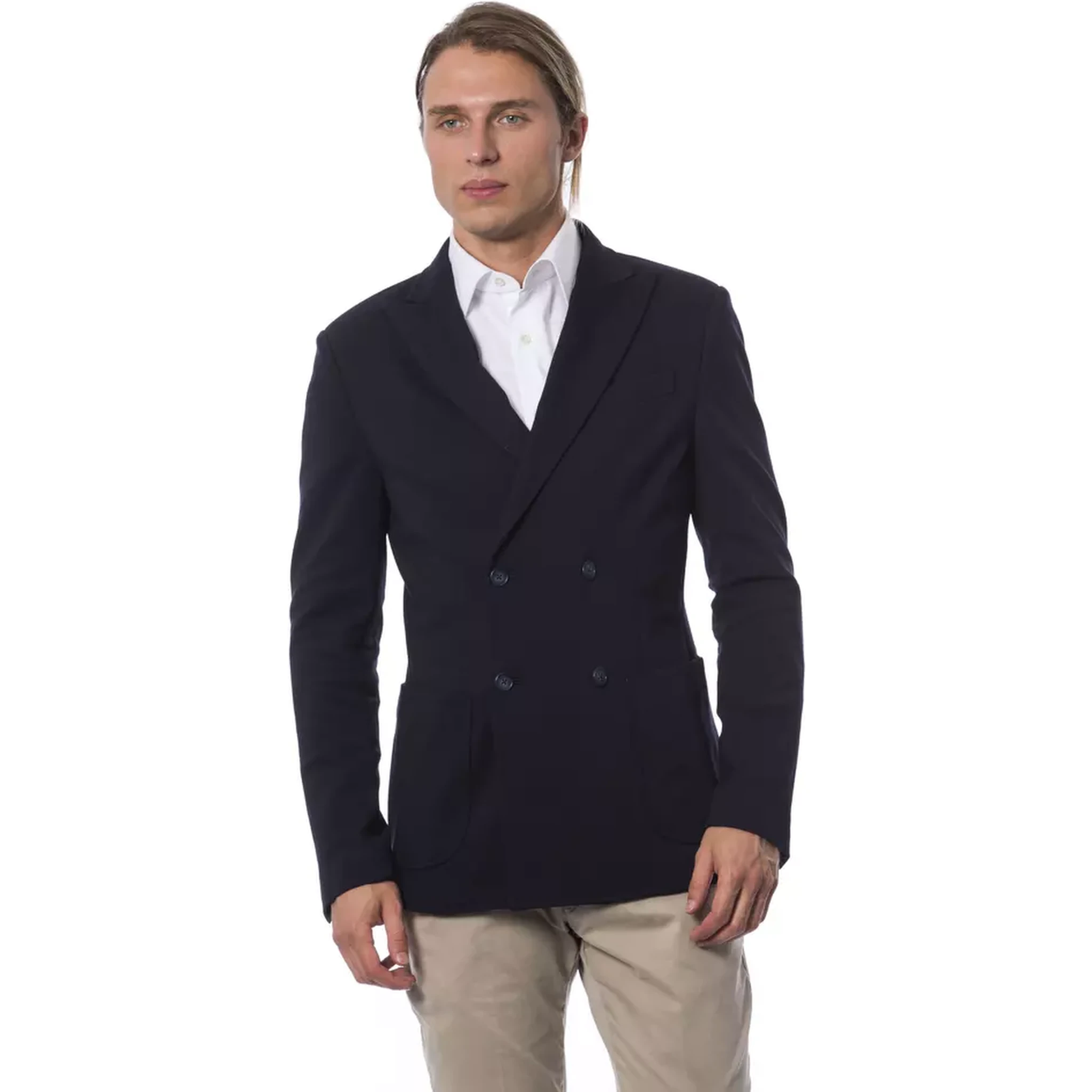 Blue Viscose Suits & Blazer