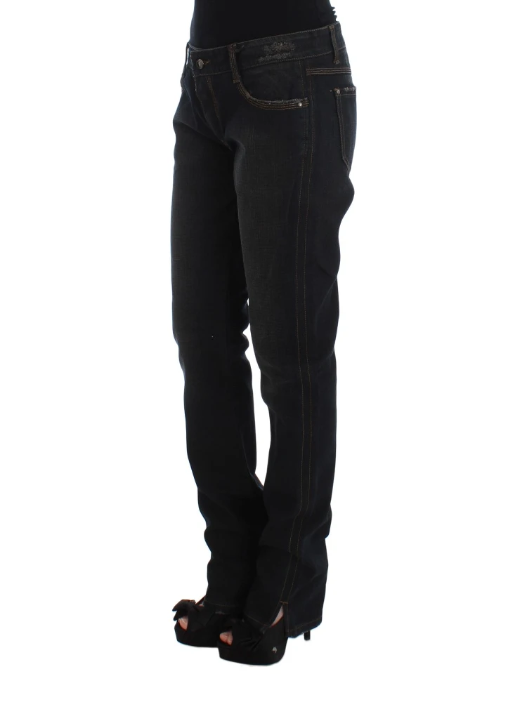 Blue Wash Cotton Boyfriend Jeans alternative