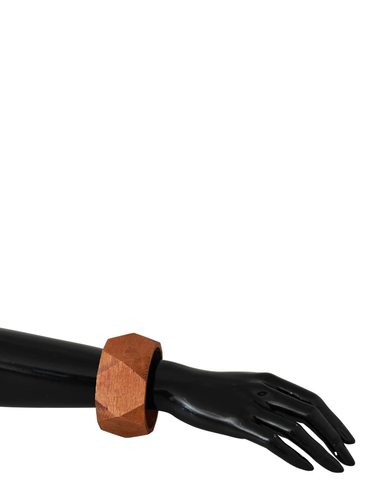 Brown Wooden Branded Bracelet alternative