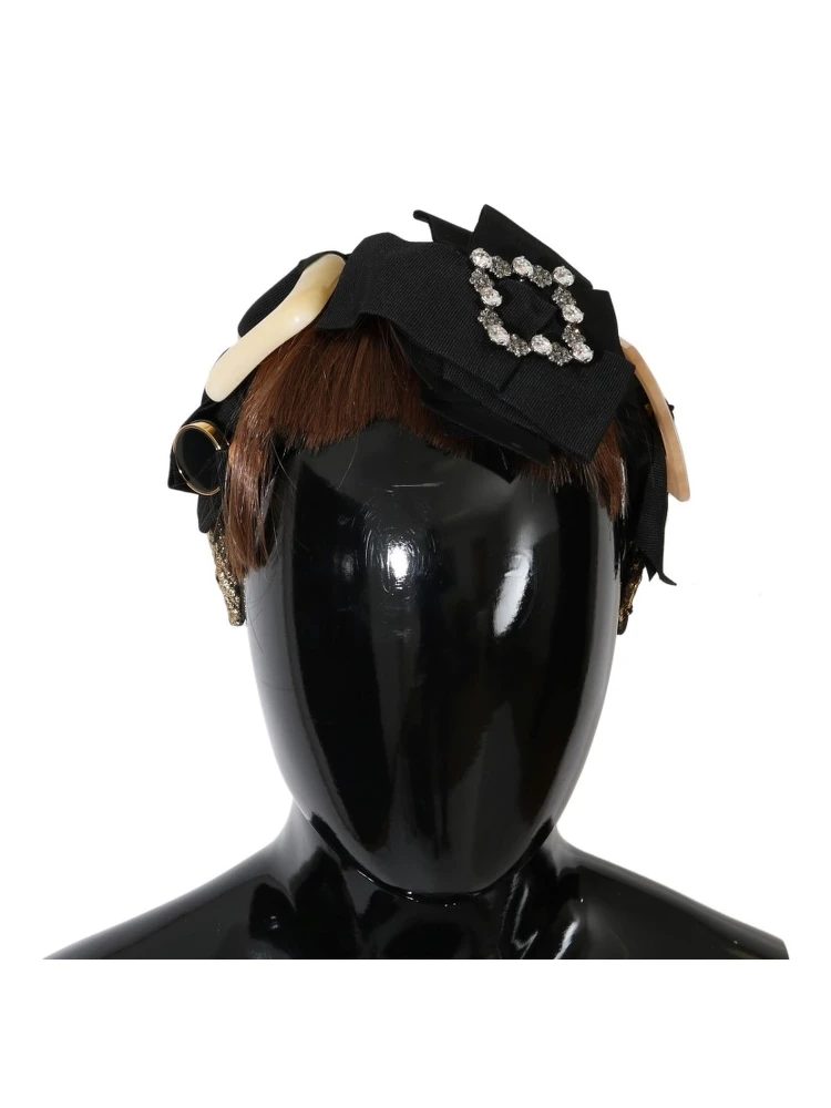 Clear Crystal Brown Hair Headband alternative