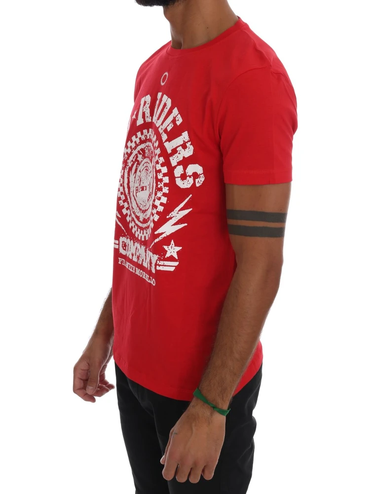 Red Cotton RIDERS Crewneck T-Shirt alternative