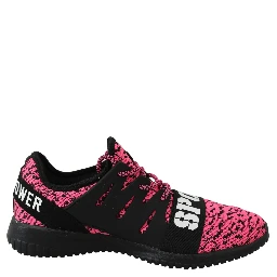 Pink Blush Polyester Runner Joice Sneakers Shoes