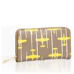 Beige Leather Wallet