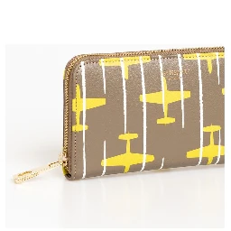 Beige Leather Wallet