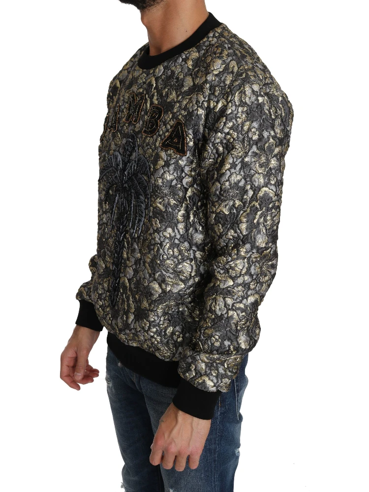 Multicolor SAMBA Jacquard Palmtree Pullover Sweater alternative