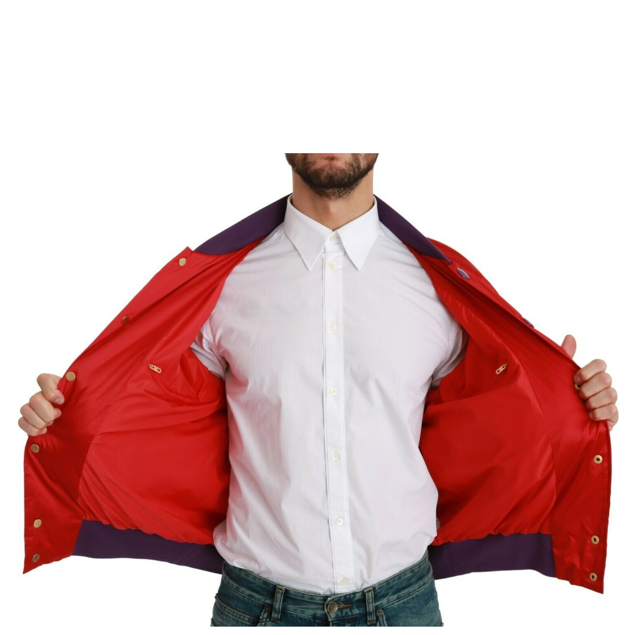 Red YEAR OF THE PIG Bomber Jacket