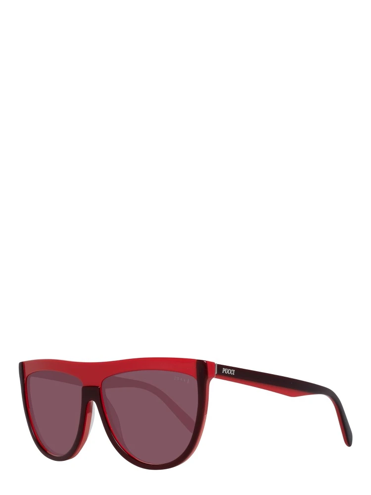 Burgundy Plastic Sunglasses