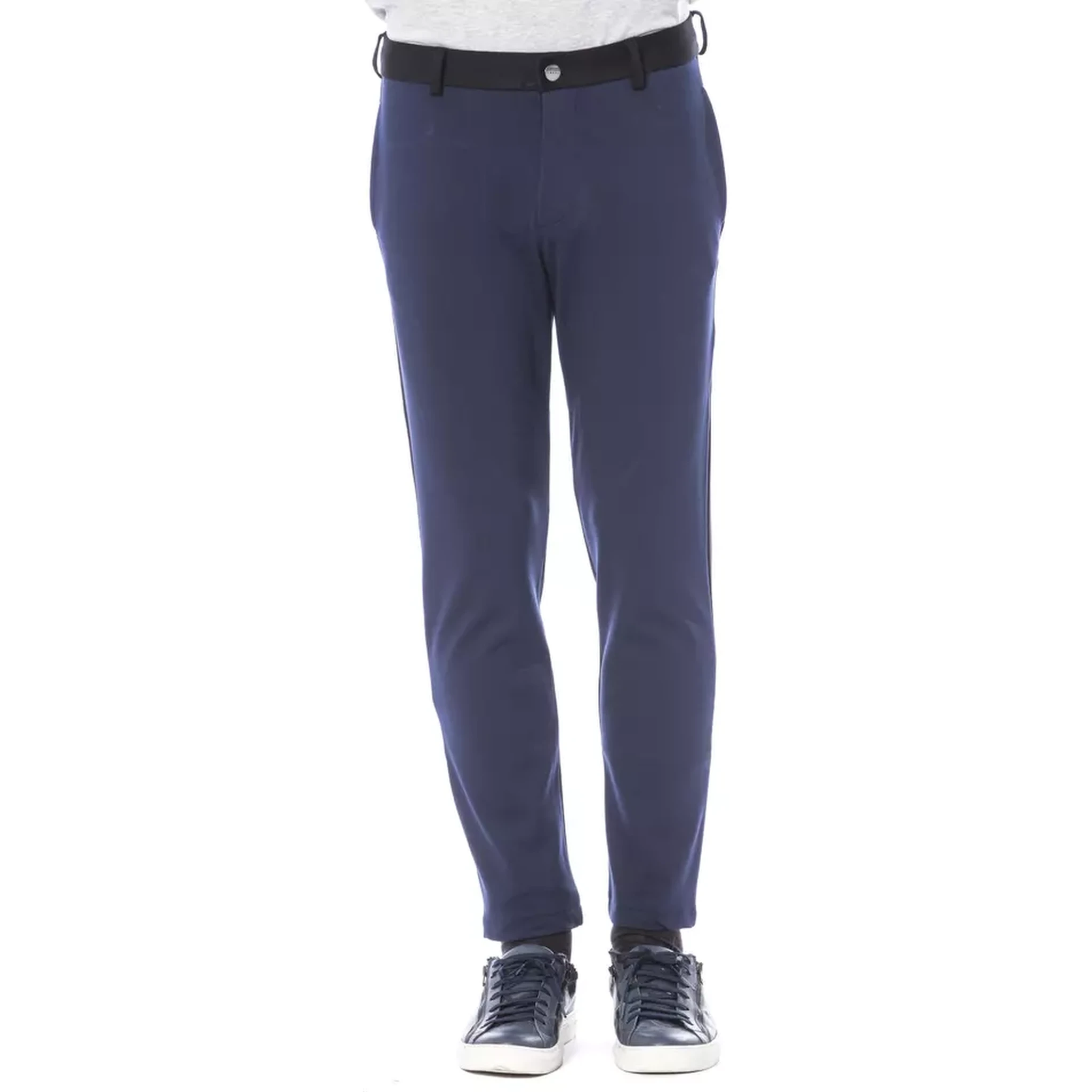 Blue Viscose Pant