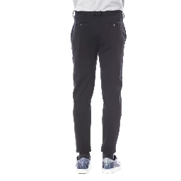 Blue Viscose Pant